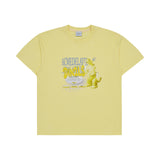 DIN2LS クリーチャーレタリングショートスリーブTシャツ (YELLOW)