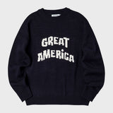 GREAT AMERICA CREW NECK KNIT (NAVY) (6627478569078)
