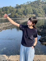 プリーツTシャツ