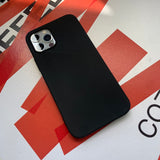 Matt - Basic Black TPU Phone Case