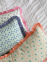 Candy Pop Checkered Frill Mini Cushion Cover Baby Pillow