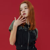 [NF] ZEST STITCH HOOD ZIP-UP (BLACK)_F23QB461