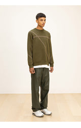 ラムスキンカーブラインパンツ/LAMSKIN CURVED LINE PANTS