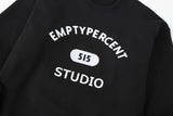 COLOR VARIATION BLACK SWEAT SHIRT (6673056628854)