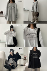 Ritan ルーズ長袖Tシャツ