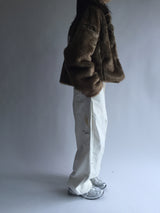 Eco fur jacket