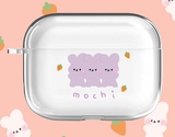 ミニモチラビットAirPodsケース / Mini Mochi Rabbit AirPod Case_Jelly