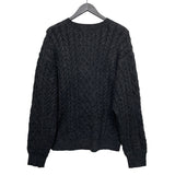 (UNISEX) リターンケーブルクラシックニット