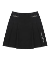 コーデュロイバックルプリーツスカート