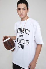 アスレチックオーバーサイズTシャツ /ATHLETIC OVERSIZED T-SHIRT WHITE