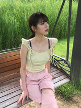 ラブリーシャーリングスリーブレス