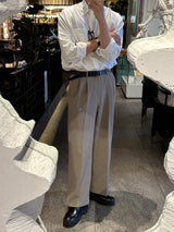 トゥームツータックワイドスラックス / Tomb Two-Tuck Wide Slacks (6 colors)