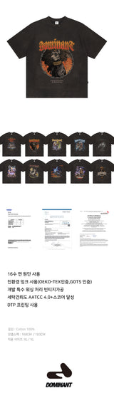 ビンテージウォッシングドーベルマンT / Vintage Washing  Doberman Tee Black