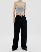 ベーシックアンフッテッドキャップスリーブレス/Basic Unfooted Cap Sleeveless (3color)