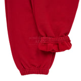 BASIC LOGO RIVET WARM PANTS (RED)