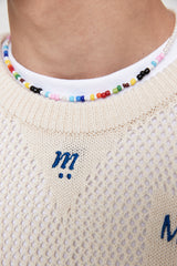 ビズパールネックレス / BIZ PEARL NECKLACE MULTI COLOR