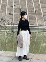 Turtleneck knitwear zip-up 