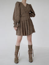 ホピラップミニワンピース / Hopi Wrap Mini One Piece (2color)