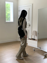 Tabe shirring vest vest set-up