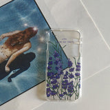 ラベンダー スマホケース/Lavender (Galaxy) Jelly Case