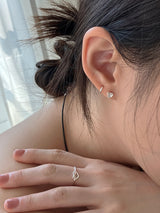 [92.5silver] キッチハートピアス