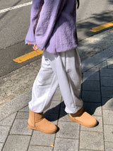 カテット ピンタックワイドトレーニングパンツ
