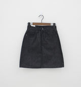 No.372 ノンスパンデニムスカート/No.372 Nonspan denim skirt (2color)