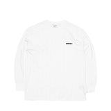 シンプルロゴロングスリーブ / BSR2223FWPO081 BSBRT SIMPLE LOGO LONG SLEEVE WHITE