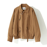 Dリングストラップハリントンジャケット / D-RING STRAP HARRINGTON JACKET_BR