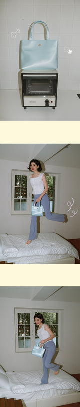 Mari Silk Tote Bag_Blue