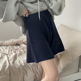 リブドドローストリングショーツ / Ribbed Drawstring Shorts