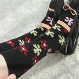 flower pattern socks