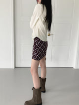 ブルダスプリングラッフルアイレットストラップ長袖ブラウス/Vulda Spring Ruffle Eyelet Strap Long Sleeve Blouse