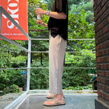 LMN Summer Ice Cropped Wide Pants (5 colors)