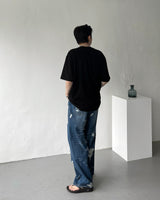 チェンデストロイデニムパンツ / Chen Destroyed Denim Pants (M ~ XL)