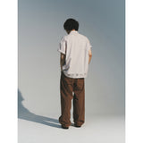 マティックスリラックスベルトパンツ / MATIX RELAXED BELTED PANTS_BRICK BROWN