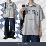 バージェスハーフジップアップアノラックショートスリーブTシャツ