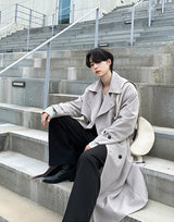 Solid-Colored Trench Coat (6595749937270)