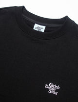 セラーロゴ刺繡スウェットシャツ/SELLER LOGO EMB SWEATSHIRT BLACK(CV2CFUM460A)