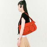 Cargo Two Pocket Shoulder Bag Red