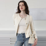 Mila Amulet Bucket Bag_Ivory