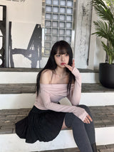 freesia shirred skirt