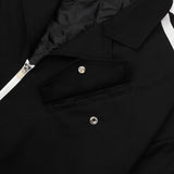 [UNISEX] サテントリムパッデッドレーシングジャケット