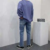 ルーズフィットメンニット/SK Loose fit Fischer Man Knitwear (5 colors)