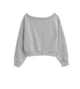 [MADE] ハイディン オフショルダー スウェットシャツ