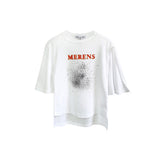Unbalance sleeve Cut-out Supima cotton T-shirt (6599537197174)