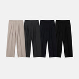 ロアサマーツータックワイドスラックス / Roa Summer Two-Tuck Wide Slacks (4 colors)