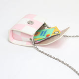 シェイプオブマイクロバッグ / 'shape of' microbag - pink check