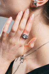 NO.323 [SILVER] GEOMETRY STAR RING