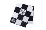 チェッカーボードジャカードマフラー/CHECKER BOARD JACQUARD MUFFLER_NAVY